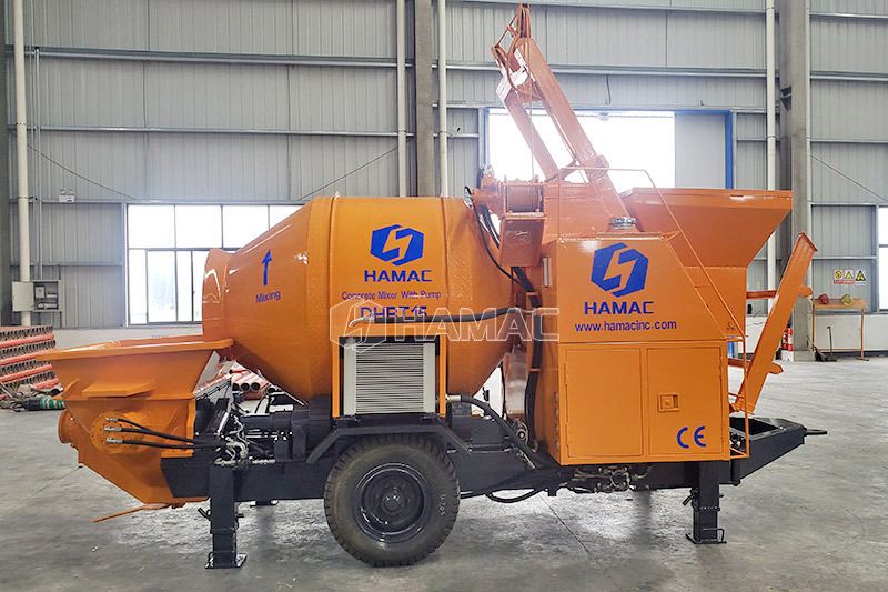 Trailer Concrete Mixer Pump